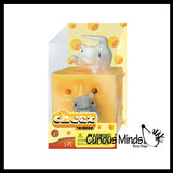 Mouse and Cheese Stretchy Fidget Toy Peek a Boo Fun Cute Toy