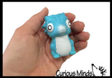 Quick Grow a Stress Ball Animal Unicorn and Dragon - Soak in Water to Expand - Squishy Foam Sensory Squeeze Balls