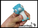 Quick Grow a Stress Ball Animal Unicorn and Dragon - Soak in Water to Expand - Squishy Foam Sensory Squeeze Balls