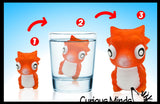 Quick Grow a Stress Ball Animal Unicorn and Dragon - Soak in Water to Expand - Squishy Foam Sensory Squeeze Balls