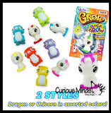 Quick Grow a Stress Ball Animal Unicorn and Dragon - Soak in Water to Expand - Squishy Foam Sensory Squeeze Balls