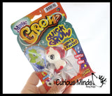 Quick Grow a Stress Ball Animal Unicorn and Dragon - Soak in Water to Expand - Squishy Foam Sensory Squeeze Balls