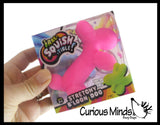 Scented Balloon Dog Crunchy Sand Filled Stress Ball - Cute Squishy Sensory Fidget Toy - Party Favors & Prizes
