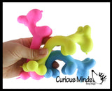 Scented Balloon Dog Crunchy Sand Filled Stress Ball - Cute Squishy Sensory Fidget Toy - Party Favors & Prizes