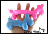 Scented Balloon Dog Crunchy Sand Filled Stress Ball - Cute Squishy Sensory Fidget Toy - Party Favors & Prizes