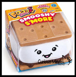 Smores Squishy Squeeze Stress Ball Soft Creamy Doh Filling - Like Shaving Cream - Sensory, Fidget Toy