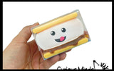 Smores Squishy Squeeze Stress Ball Soft Creamy Doh Filling - Like Shaving Cream - Sensory, Fidget Toy