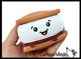 Smores Squishy Squeeze Stress Ball Soft Creamy Doh Filling - Like Shaving Cream - Sensory, Fidget Toy