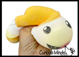 Smores Squishy Squeeze Stress Ball Soft Creamy Doh Filling - Like Shaving Cream - Sensory, Fidget Toy