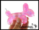 Sugar Balloon Dog Ball - Thick Glue/Gel Syrup Molasses Stretch Ball - Ultra Squishy and Moldable Slow Rise Relaxing Sensory Fidget Stress Toy