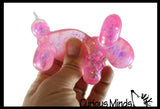 Sugar Balloon Dog Ball - Thick Glue/Gel Syrup Molasses Stretch Ball - Ultra Squishy and Moldable Slow Rise Relaxing Sensory Fidget Stress Toy