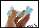 Sugar Balloon Dog Ball - Thick Glue/Gel Syrup Molasses Stretch Ball - Ultra Squishy and Moldable Slow Rise Relaxing Sensory Fidget Stress Toy