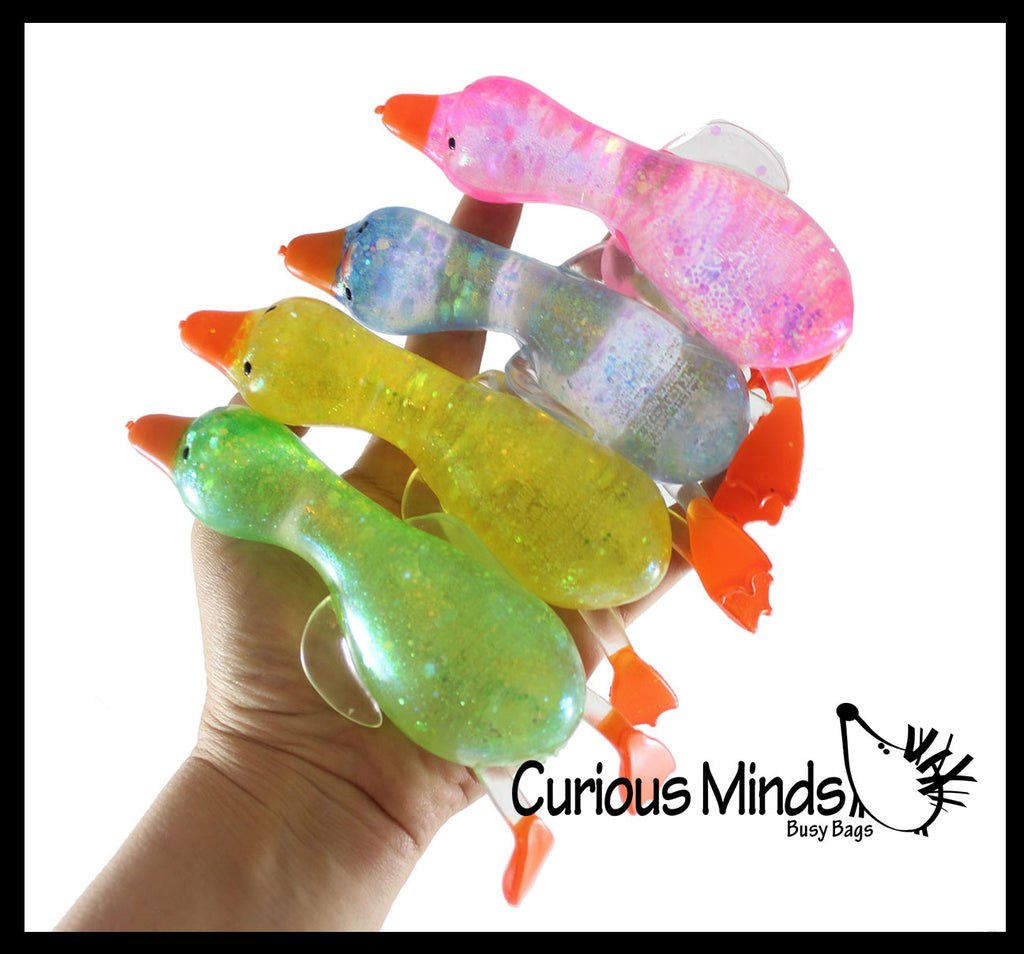 NEW - Large Duck Sugar Ball - Thick Glue/Gel Syrup Molasses Stretch Ball - Ultra Squishy and Moldable Slow Rise Relaxing Sensory Fidget Stress Toy Easter Goose
