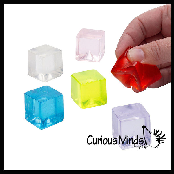 LAST CHANCE - LIMITED STOCK - Gelatin Ice Cube Squishy Fidget Toy - Th ...