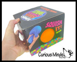 Jumbo Huge Boxed 6" Stretchy Squishy Squeeze Stress Ball Soft Doh Filling - Like Shaving Cream - Sensory, Fidget Toy