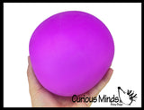 Jumbo Huge Boxed 6" Stretchy Squishy Squeeze Stress Ball Soft Doh Filling - Like Shaving Cream - Sensory, Fidget Toy