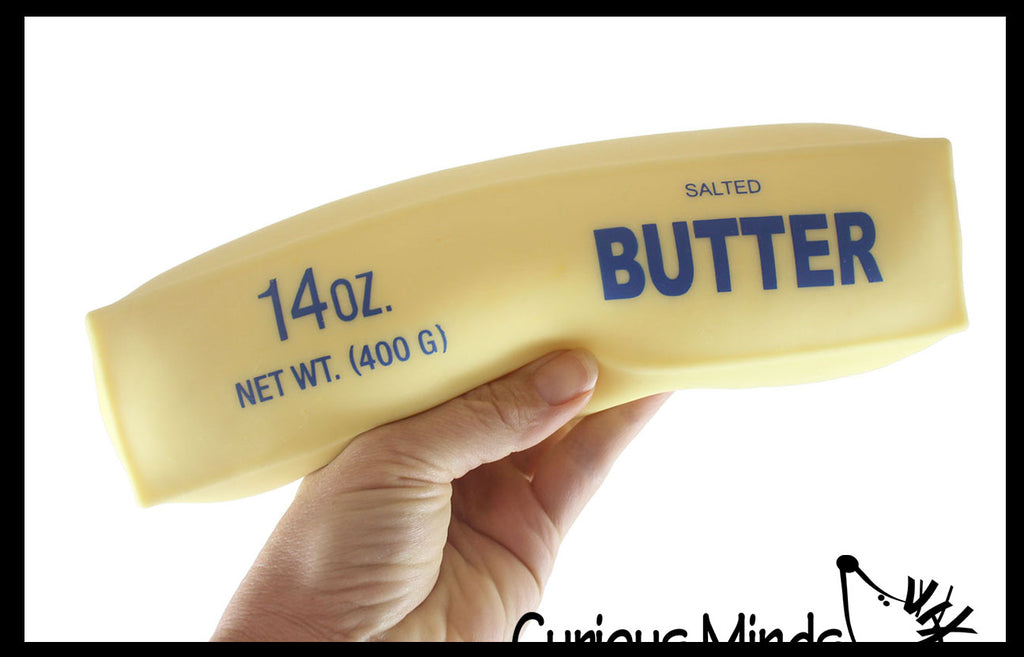 NEW - Jumbo Butter Squishy Squeeze Stress Ball Soft Doh Filling - Like Shaving Cream - Sensory, Fidget Toy