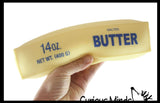 NEW - Jumbo Butter Squishy Squeeze Stress Ball Soft Doh Filling - Like Shaving Cream - Sensory, Fidget Toy