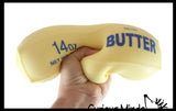 NEW - Jumbo Butter Squishy Squeeze Stress Ball Soft Doh Filling - Like Shaving Cream - Sensory, Fidget Toy