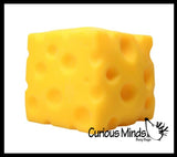 Smushmart Jumbo Doh Filled Cheese -  Stress Squishy Ball Crazy Fun