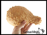 Jumbo Doh Filled Chicken Drumstick - Soft Stress Squishy Ball Funny