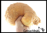 Jumbo Doh Filled Chicken Drumstick - Soft Stress Squishy Ball Funny