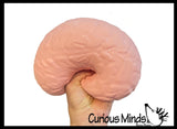 Jumbo Doh Filled Brain - Soft Stress Squishy Ball Funny