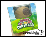NEW - Jumbo 5.75" Capybara Doh Filled Squishy Squeeze Stress Ball Soft Doh Filling - Sensory, Fidget Toy