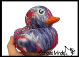 Jumbo Patriotic USA Print Rubber Ducks - Rubber Duckies - Cute Novelty Prize Reward Giveaway