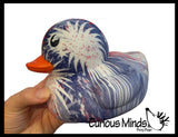 Jumbo Patriotic USA Print Rubber Ducks - Rubber Duckies - Cute Novelty Prize Reward Giveaway