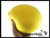 Jumbo Doh Filled Lemon - Soft Stress Squishy Ball Fruit