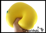 Jumbo Doh Filled Lemon - Soft Stress Squishy Ball Fruit