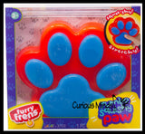 Jumbo Squishy Mochi Paw Print - Sticky and Gummy Squish Toy
