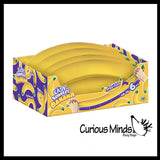 NEW - Jumbo Doh Banana ORB Easy Squeezy Fruit Soft Slow Rise Fluff- Filled Squeeze Squishy Decompression Stress Balls - Sensory, Stress, Fidget Toy OT Huge