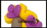 Jumbo Squishy Mochi Paw Print - Sticky and Gummy Squish Toy