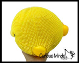 Blob Fish Jumbo 9" Puffer Ball - Cute Small Novelty Toy - Party Favors - Air Filled Sensory Fidget Toys Ugly Fish