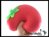 Jumbo Doh Filled Strawberry - Soft Stress Squishy Ball