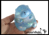 NEW - Large Chunky Capybara Cute Sugar Ball - Thick Glue/Gel Syrup Molasses Stretch Ball - Ultra Squishy and Moldable Slow Rise Relaxing Sensory Fidget Stress Toy