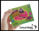 Jumbo Sugar Poop Shaped Ball - Thick Glue/Gel Syrup Molasses Stretch Ball - Ultra Squishy and Moldable Slow Rise Relaxing Sensory Fidget Stress Toy Poo Turd Gag Funny