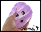 Jumbo Sugar Poop Shaped Ball - Thick Glue/Gel Syrup Molasses Stretch Ball - Ultra Squishy and Moldable Slow Rise Relaxing Sensory Fidget Stress Toy Poo Turd Gag Funny