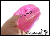 Jumbo Sugar Poop Shaped Ball - Thick Glue/Gel Syrup Molasses Stretch Ball - Ultra Squishy and Moldable Slow Rise Relaxing Sensory Fidget Stress Toy Poo Turd Gag Funny