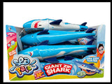 Large Torpedo Shark Pool Dive Toys - Pool, Beach and Bath Toy Dives - Sinking and Gliding - Throw Underwater