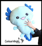 Axolotl Cute Large and Jumbo Plush Stuffed Animals - Adorable Soft and Cuddly Mini Animal Plushie Plushy