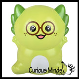 JUMBO 9.5" Axolotl Slow Rise Squishy Toys - Memory Foam Party Favors, Prizes, OT