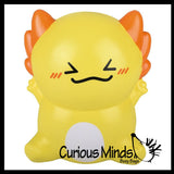 JUMBO 9.5" Axolotl Slow Rise Squishy Toys - Memory Foam Party Favors, Prizes, OT