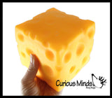 Jumbo Doh Filled Cheese - Stress Squishy Ball