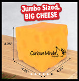 Jumbo Doh Filled Cheese - Stress Squishy Ball
