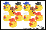 Jumbo Cowboy Rubber Ducks - Rubber Duckies - Cute Novelty Prize Reward Giveaway