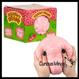 Jumbo Doh Filled Brain - Soft Stress Squishy Ball Funny