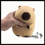 NEW - Jumbo Capybara Doh Filled Squishy Squeeze Stress Ball Soft Doh Filling - Sensory, Fidget Toy